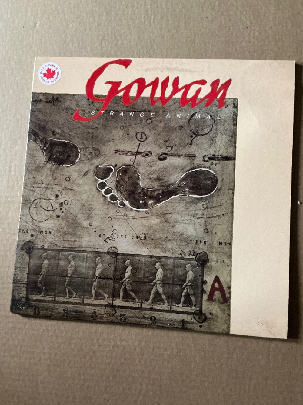 Gowan Strange Animal Vinyl Columbia 1985 Canada PC-80099